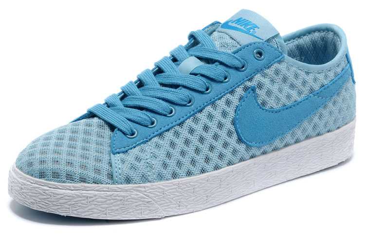 homme nike blazer low trainer 2013 summer light breathable blue de la mode